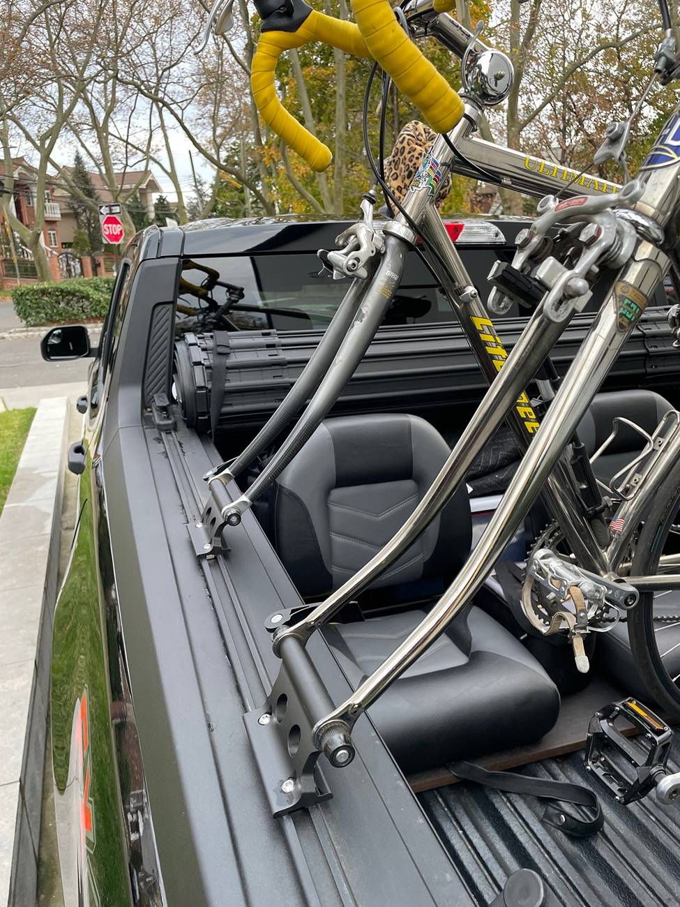 Ford Maverick New bike racking solution with rolling tonneau IMG_3483