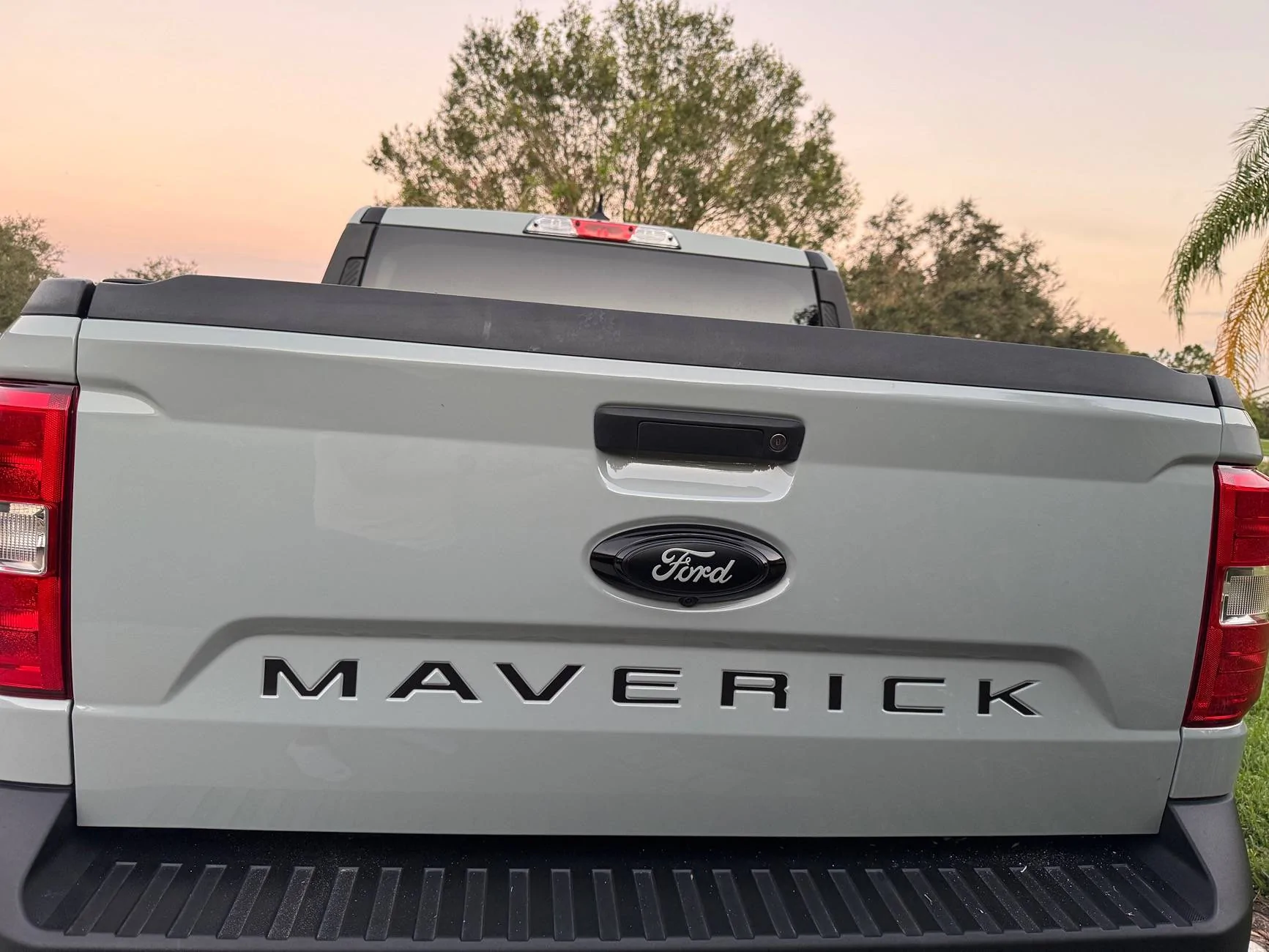 Ford Maverick Custom OEM Emblem Set Gloss/Matte/Cactus IMG_2475