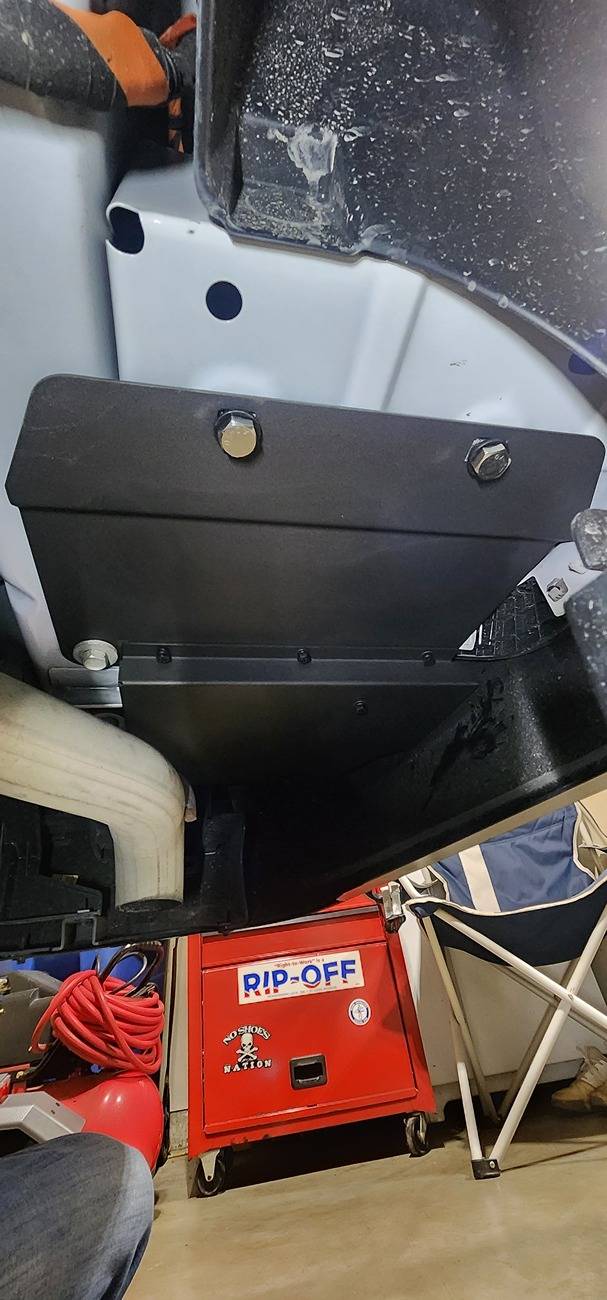 Ford Maverick Mabett |  Shield Cover for Underbody Cavity Behind Left Rear Tire Available Now! 20241114_181207