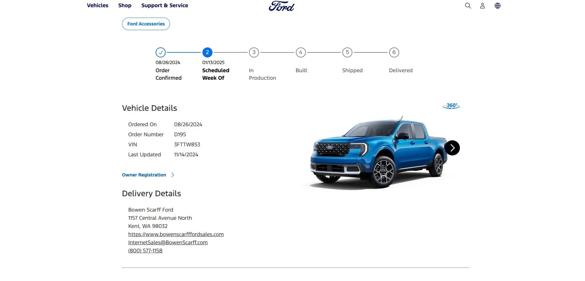 Ford Maverick 9/26/24 Scheduling Email Received Group [POST HERE IF YOU GOT SCHEDULED!] Build Pic