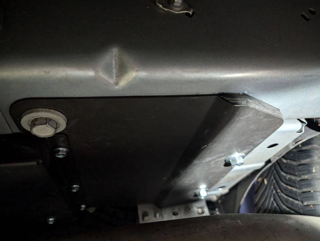 Ford Maverick Mabett |  Shield Cover for Underbody Cavity Behind Left Rear Tire Available Now! PXL_20241120_020031008