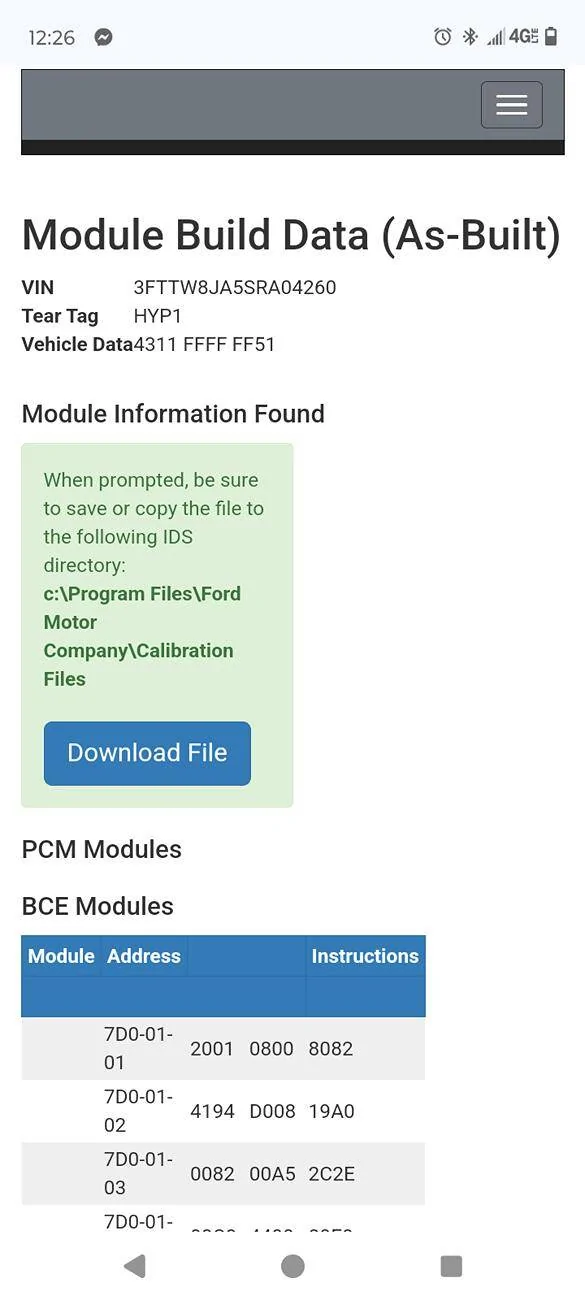 Ford Maverick 2025 built status Screenshot_20241120-122631