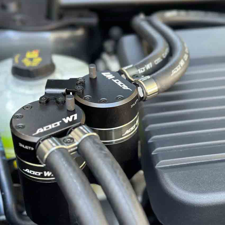 Ford Maverick Installed ADD W1 Oil Catch Cans for the Maverick Ecoboost z-ot-addw1-v3-fm22-PCV_CCV-02