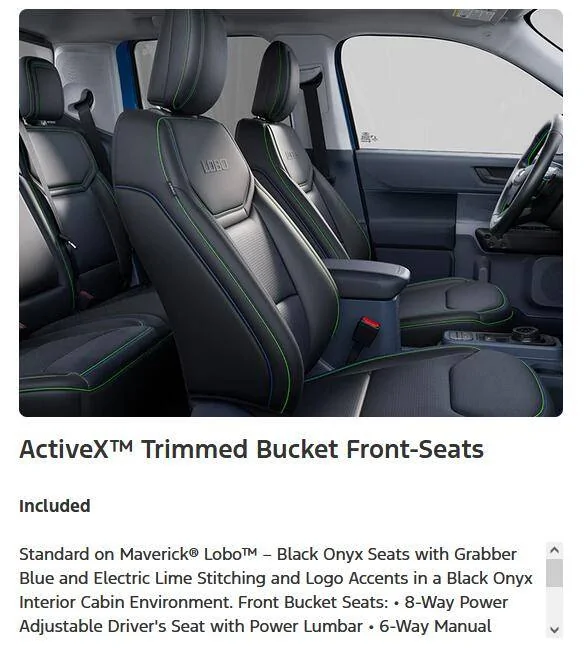Ford Maverick Maverick Lobo 402A / XLT-based now available to order (as of 20 Nov) lobo402a2