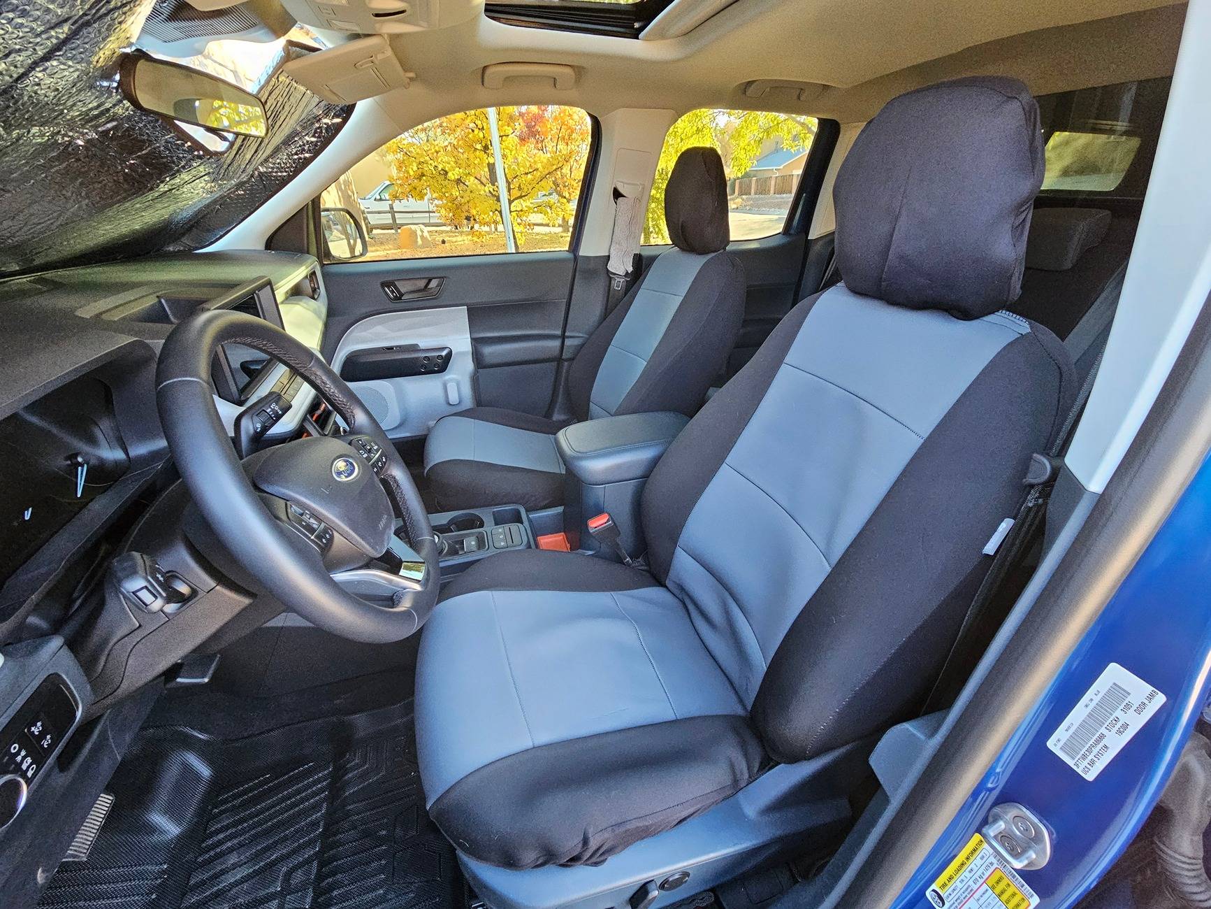 Ford Maverick Rear seat covers to protect from kids Seat Covers - front