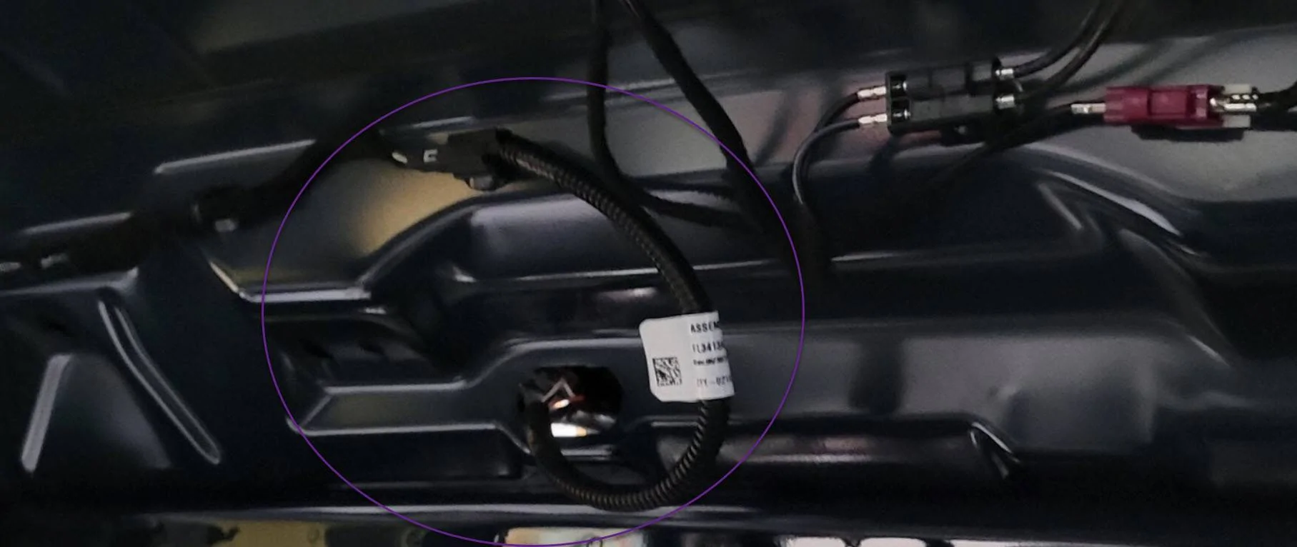 Ford Maverick 4 wire switch at brake pedal. Which wire do you tap for brake controller? CHMSL 3rd Brake Light Connector C475 Above Headliner - shazel