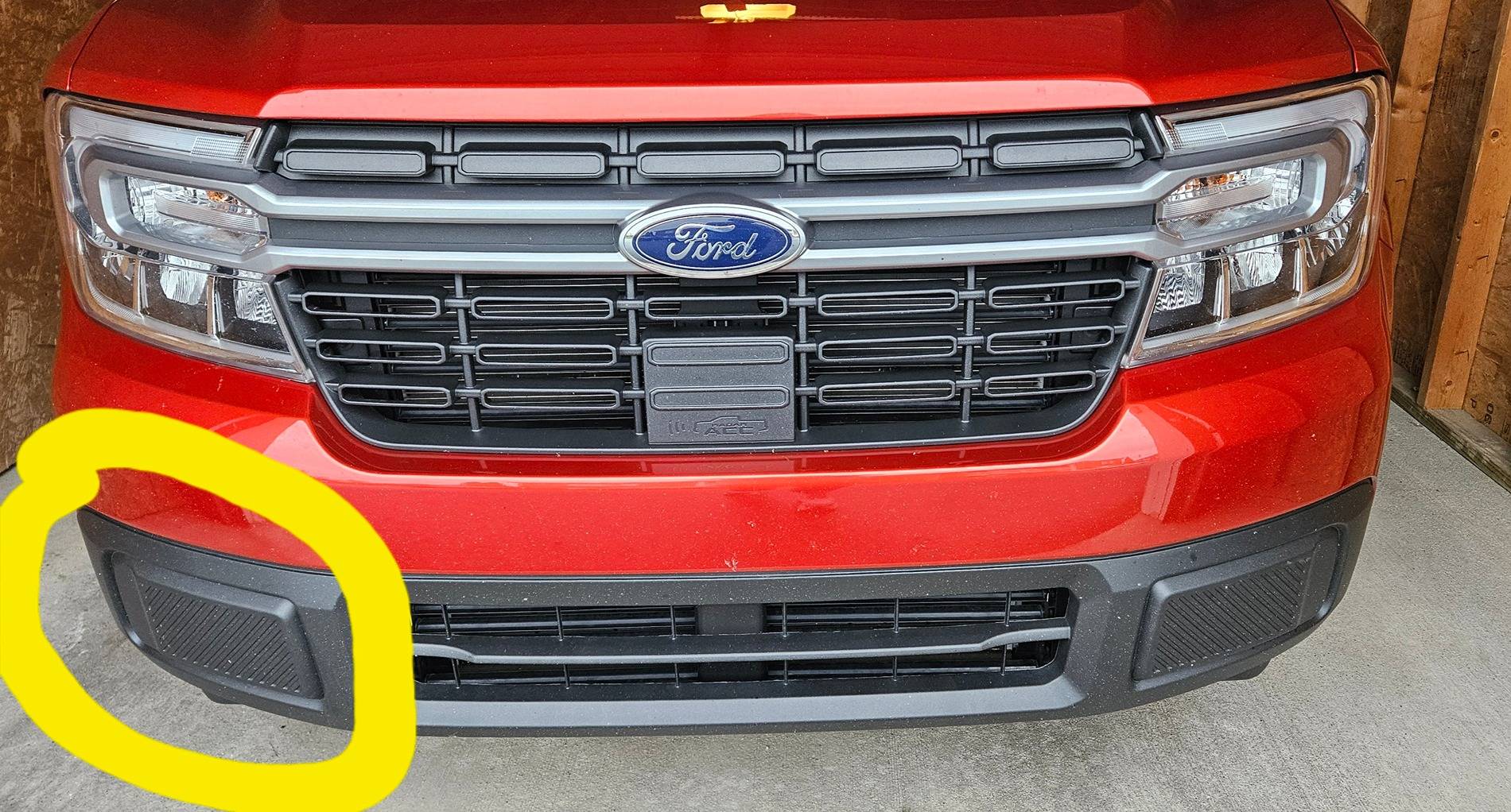 Ford Maverick Deer strike, MASSIVE damage  🦌 20241119_110703