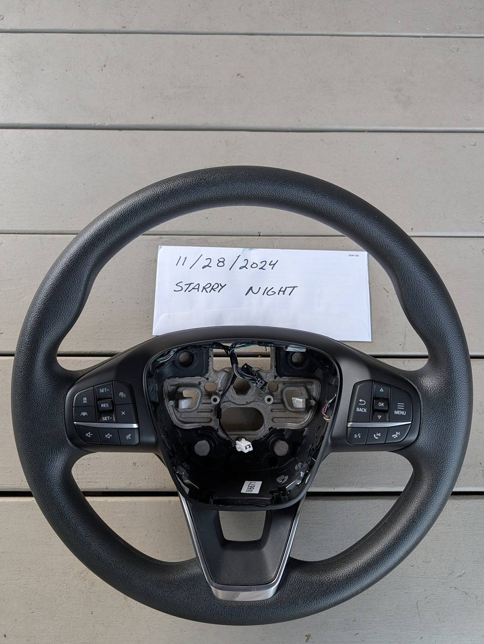 Ford Maverick Steering wheel with cruise control $125 1000009786