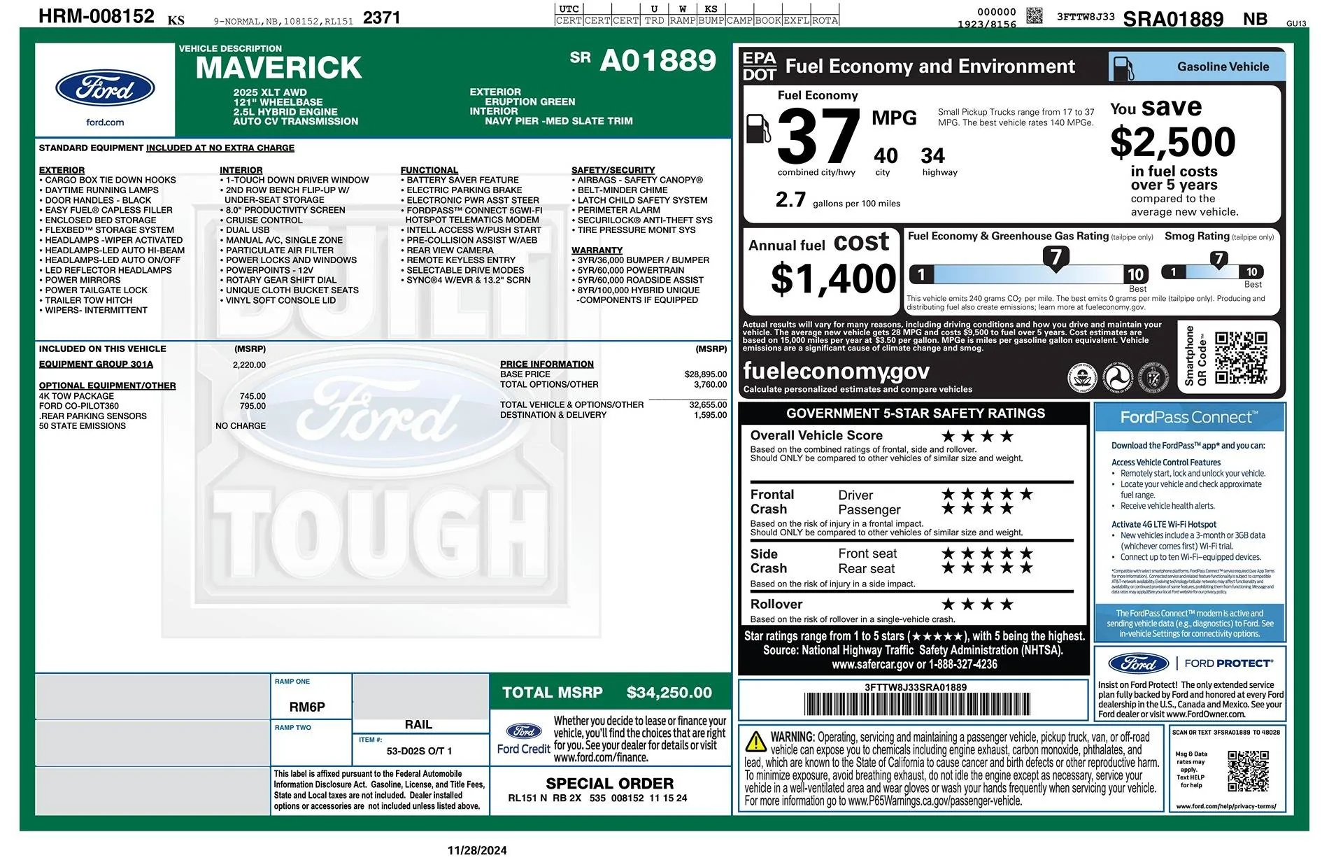 Ford Maverick Is anyone's 2025 Maverick being indicated as "shipped" 1000003998