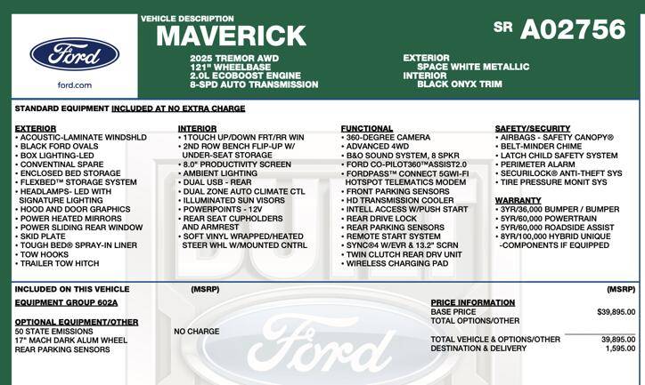 Ford Maverick 2025 Maverick Windwo Stickers Are Live! Get Yours Yet? 1732905367133-7