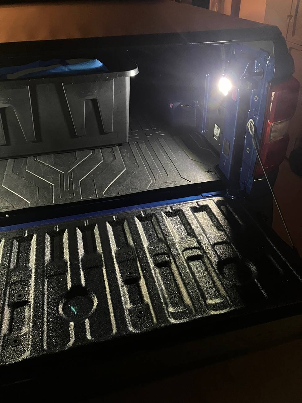 Ford Maverick Dirt Cheap DIY Bed Lights IMG_0190