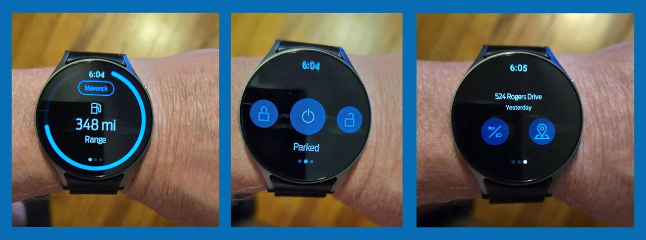 Ford Maverick FordPass app functions on Android/Wear OS Watches at last! Ford Pass 2