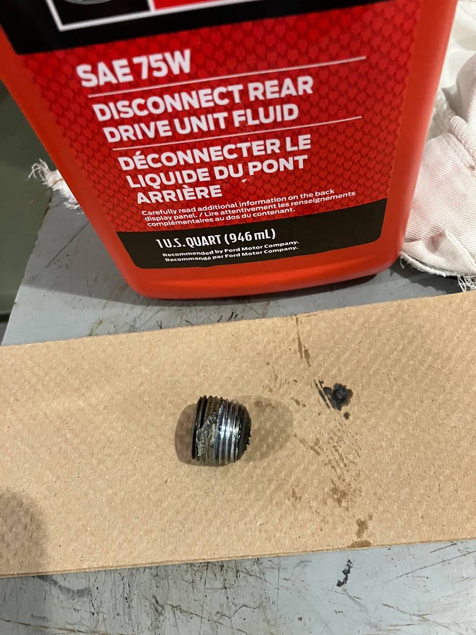 Ford Maverick Rear FX4 Differential Fluid IMG_5615