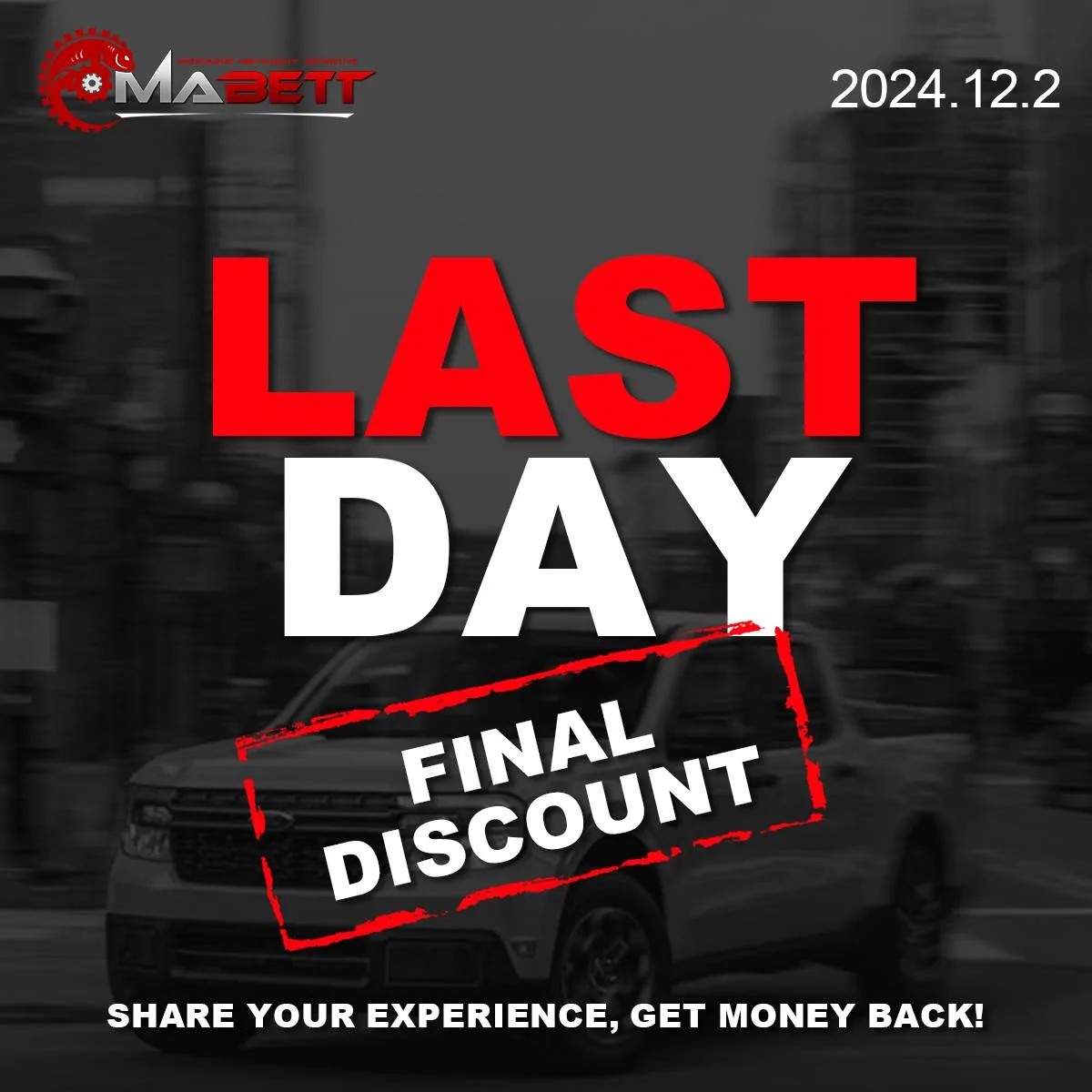 Ford Maverick Mabett | Last Day of Sale: Share & Get 5% Back! 5