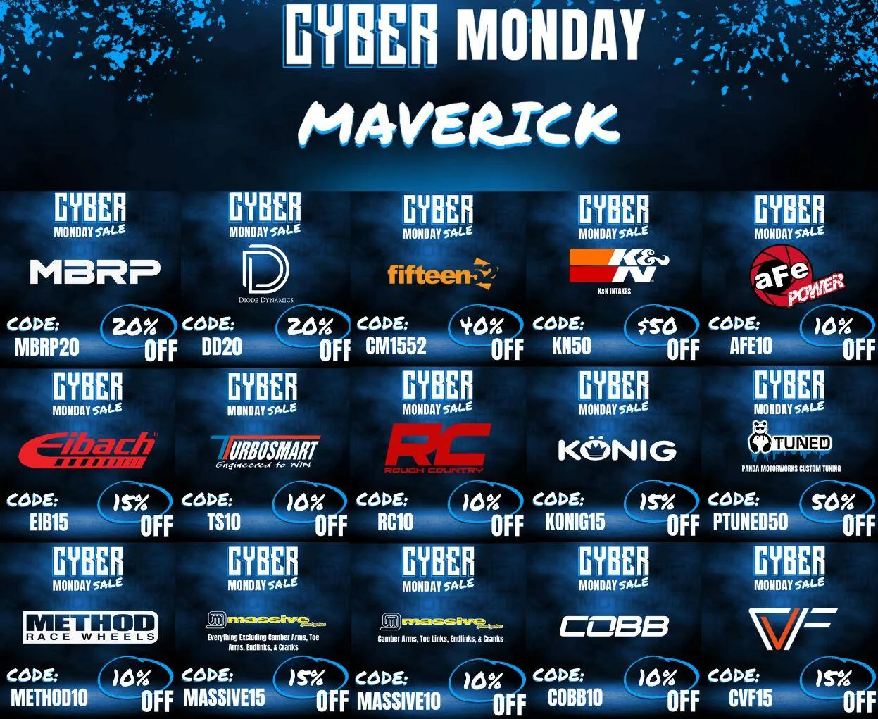 Ford Maverick Cyber Monday HOT DEALS at Panda Motorworks Cyber Monday Maverick
