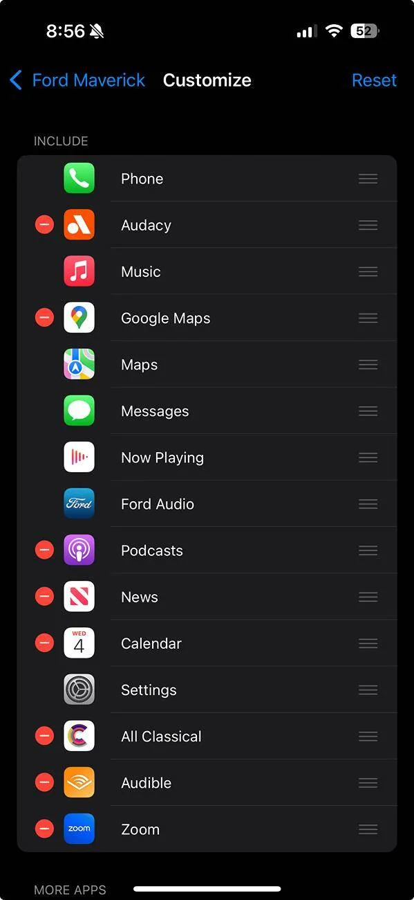 Ford Maverick Apple apps via Apple play 1733374622583-ba