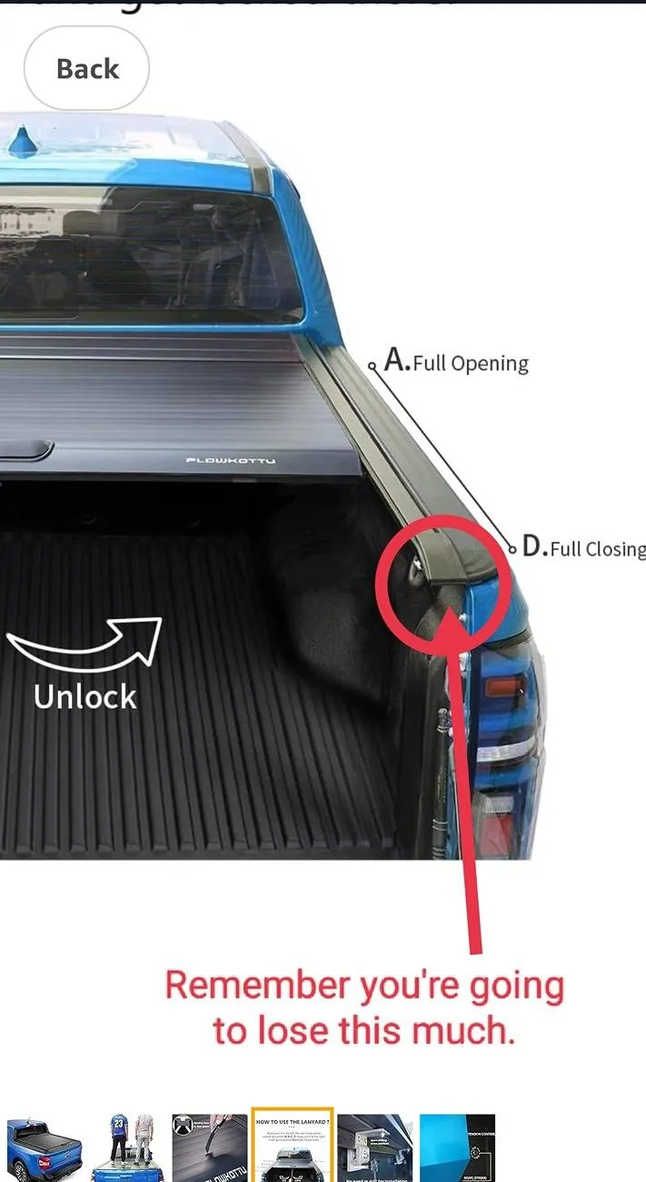 Ford Maverick Flowkottu Retractable Tonneau Cover review IMG_20241206_200104