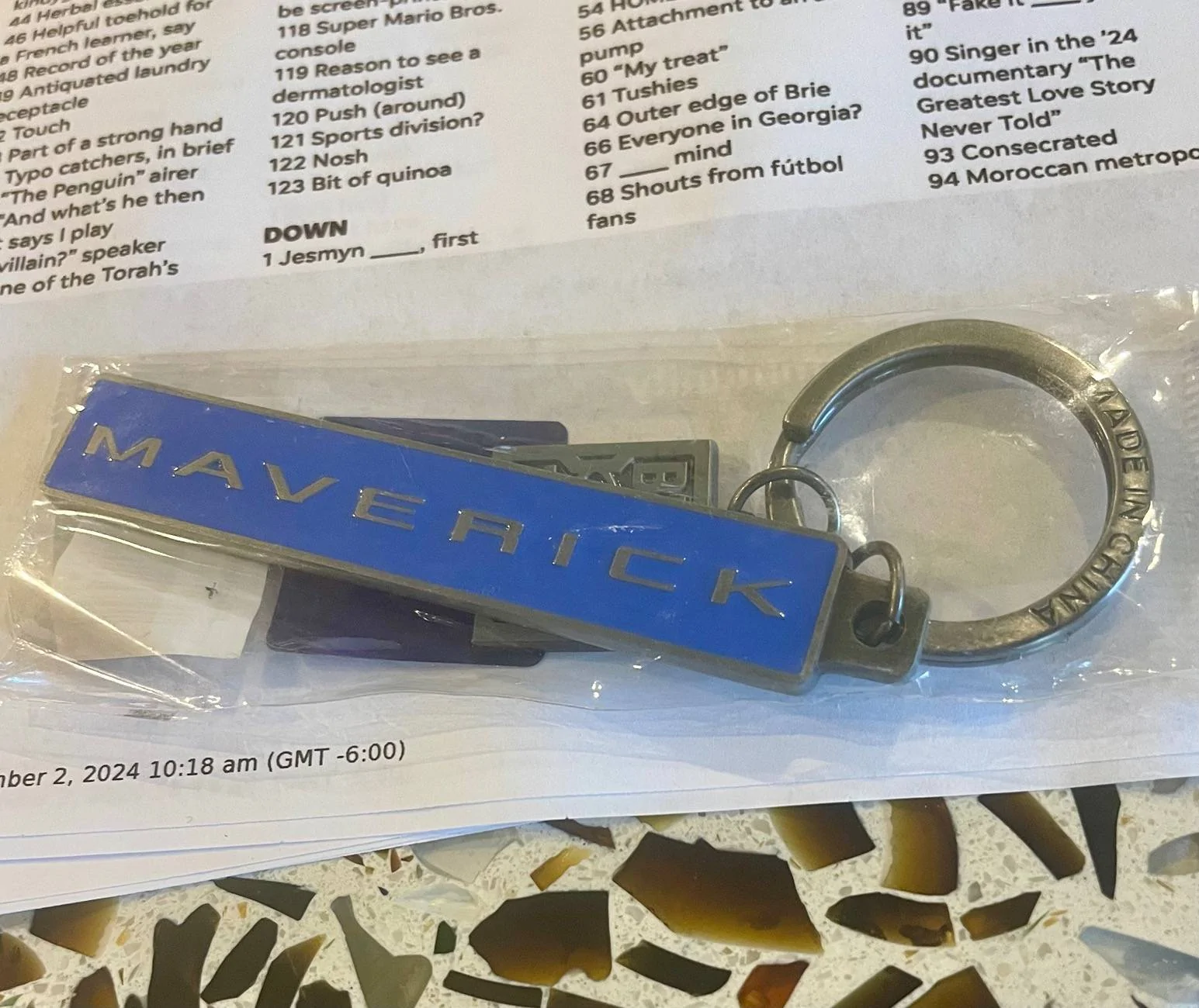 Ford Maverick Gift from my salesman IMG_4118