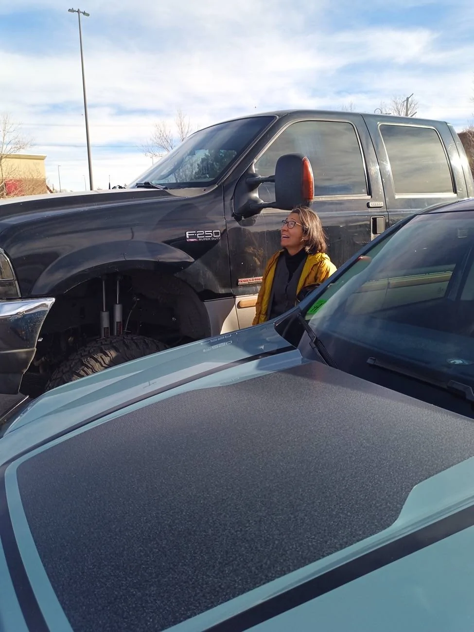 Ford Maverick Post your Maverick next to ridiculously large trucks - photos thread IMG_20241207_131400_772_Original