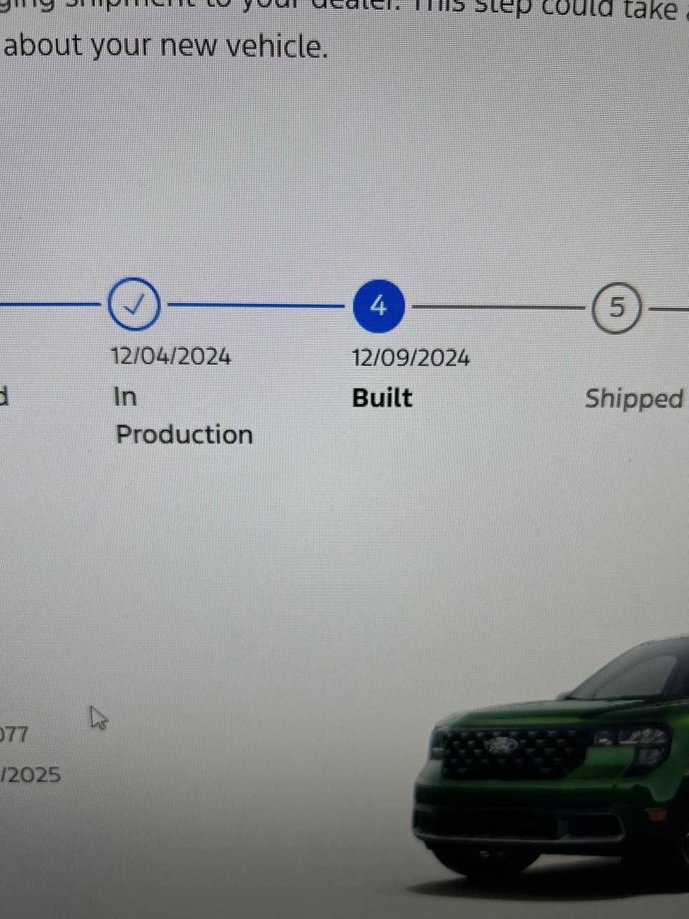Ford Maverick 2025 Maverick Now Shipping! Received my Shipped update IMG_1117