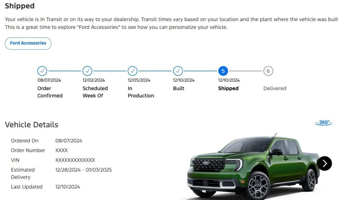 Ford Maverick 2025 Maverick Now Shipping! Received my Shipped update 1733924921478-rk