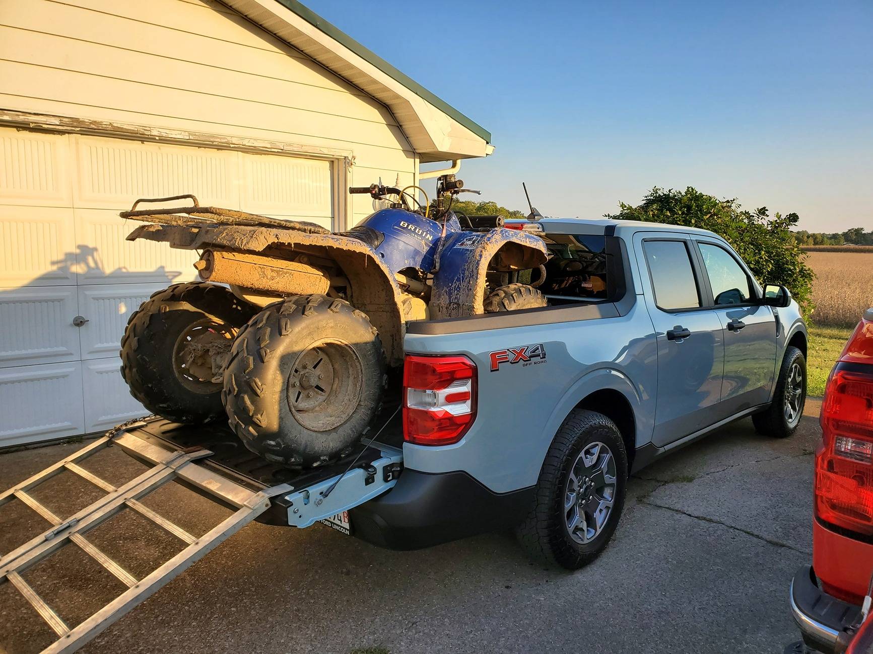 Ford Maverick Post your Maverick next to ridiculously large trucks - photos thread 20211010_173630