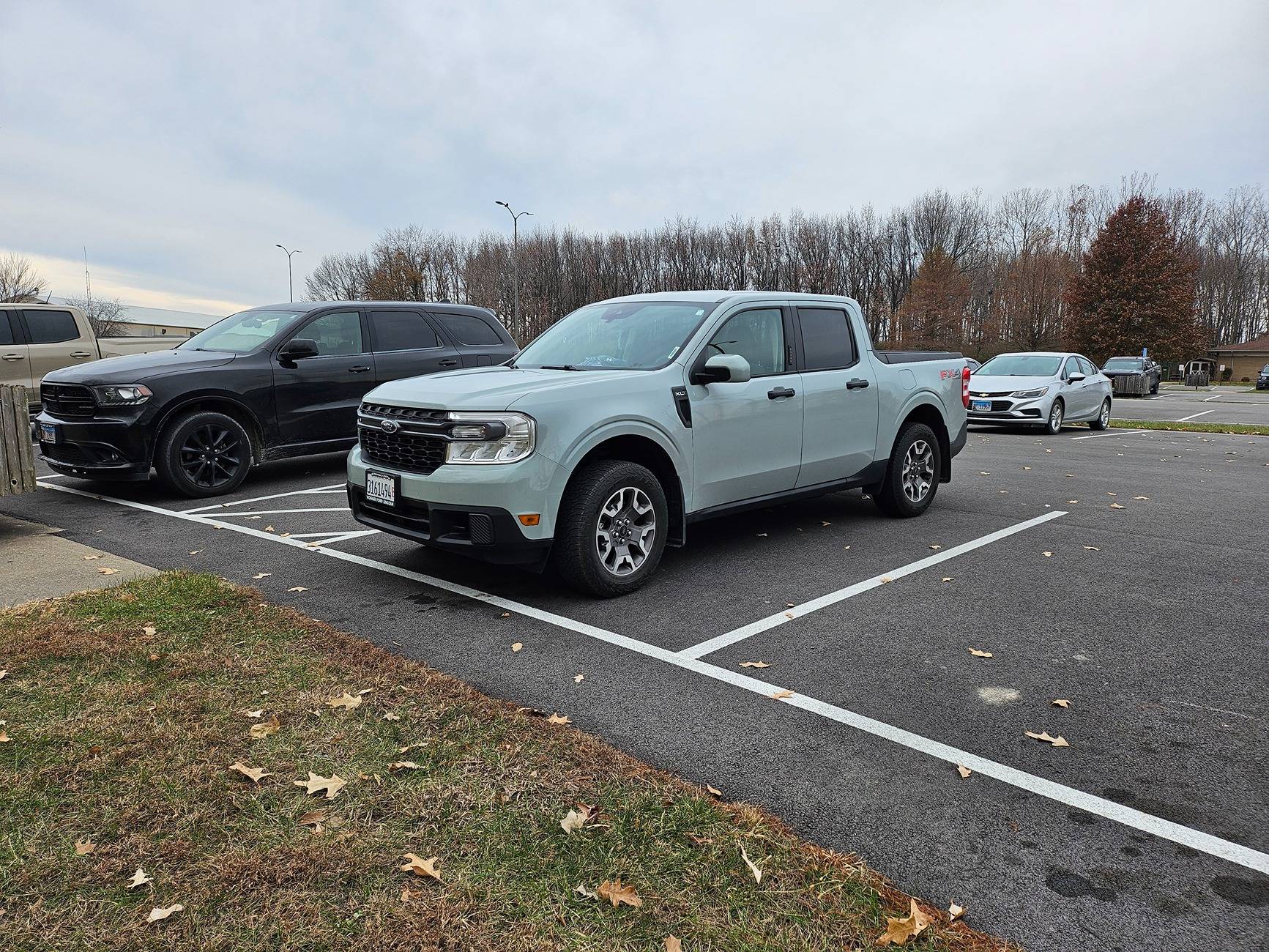 Ford Maverick Post your Maverick next to ridiculously large trucks - photos thread 20241213_095758