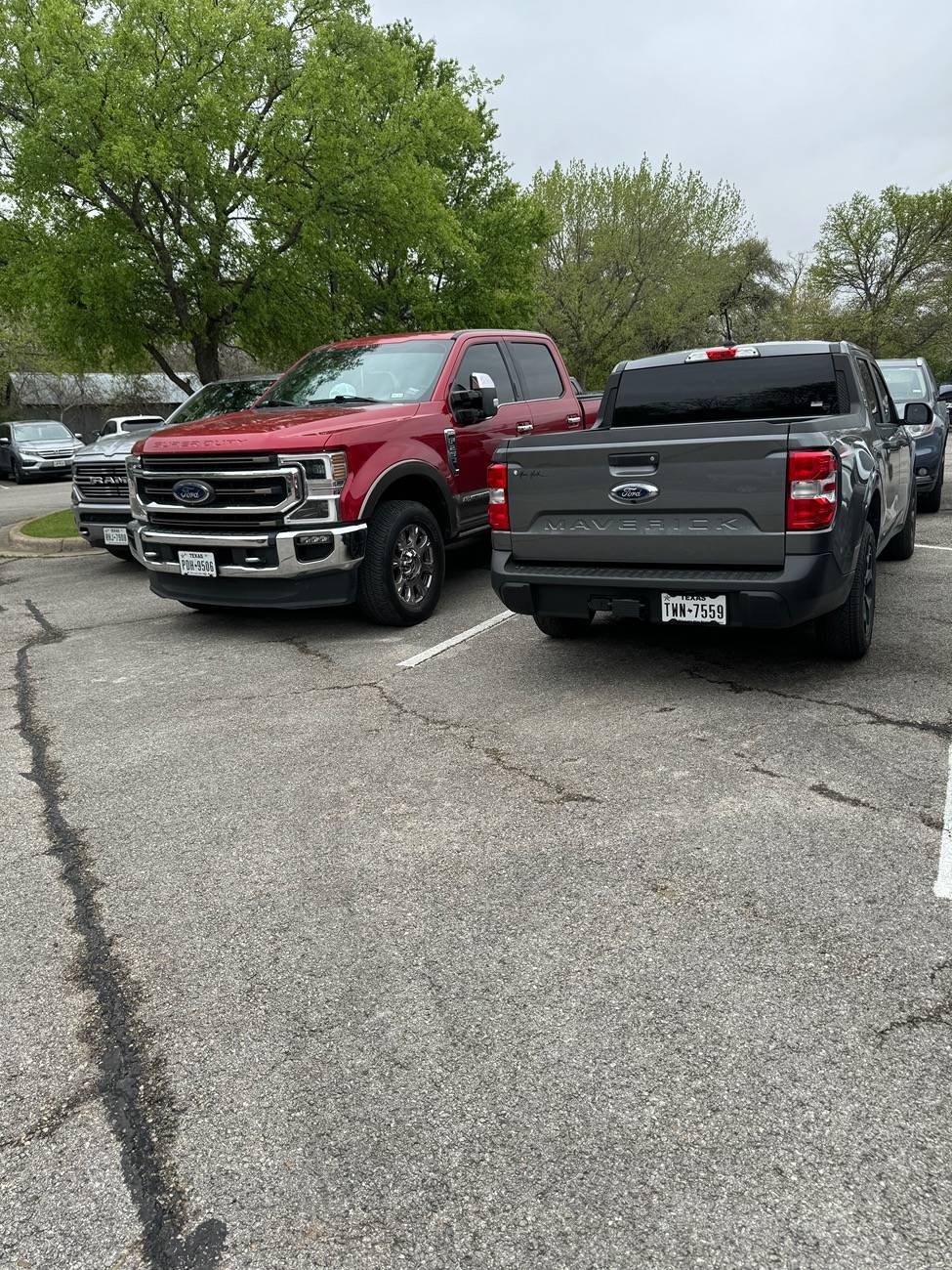 Ford Maverick Post your Maverick next to ridiculously large trucks - photos thread IMG_0107