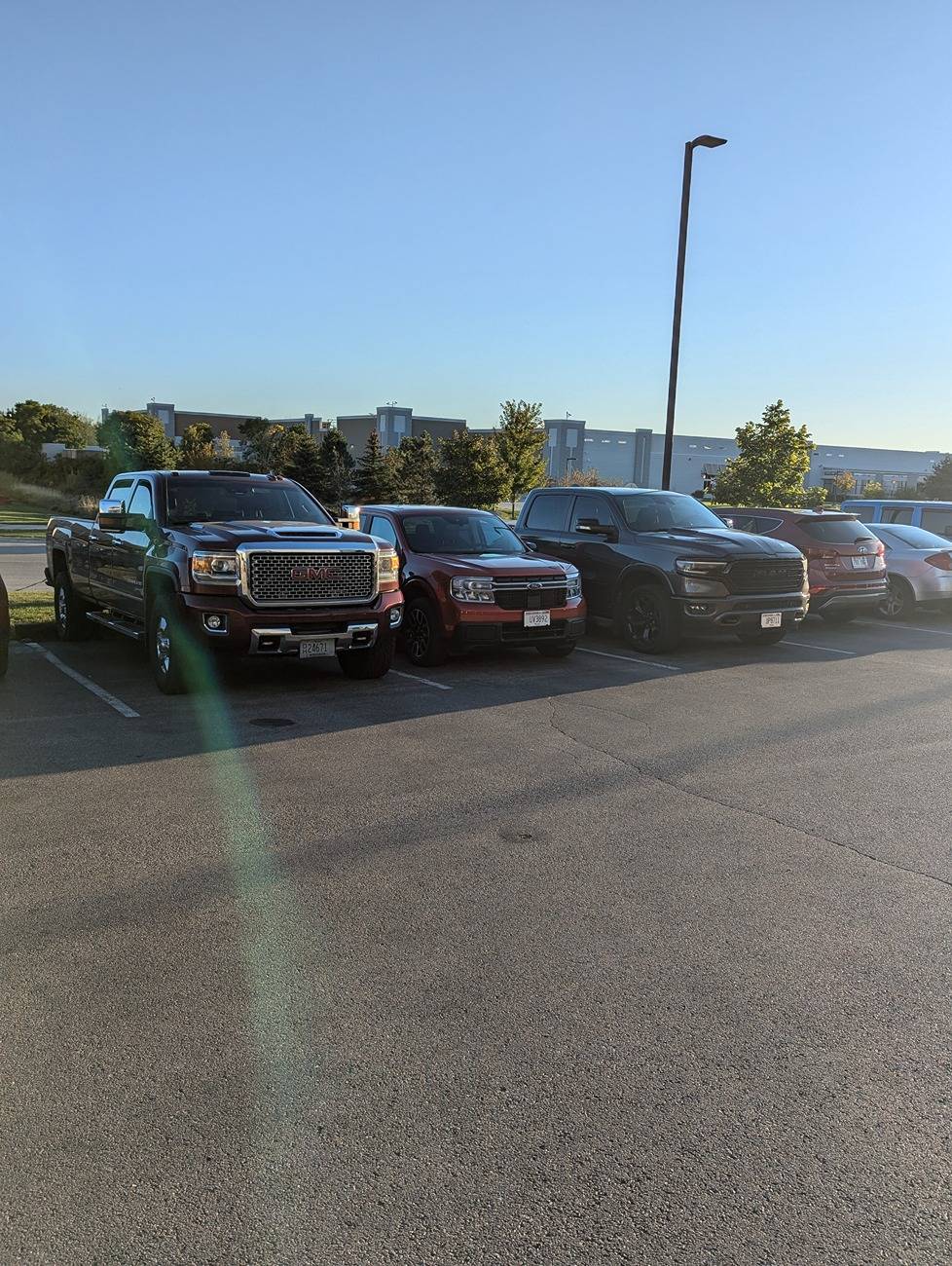 Ford Maverick Post your Maverick next to ridiculously large trucks - photos thread PXL_20240930_224650750