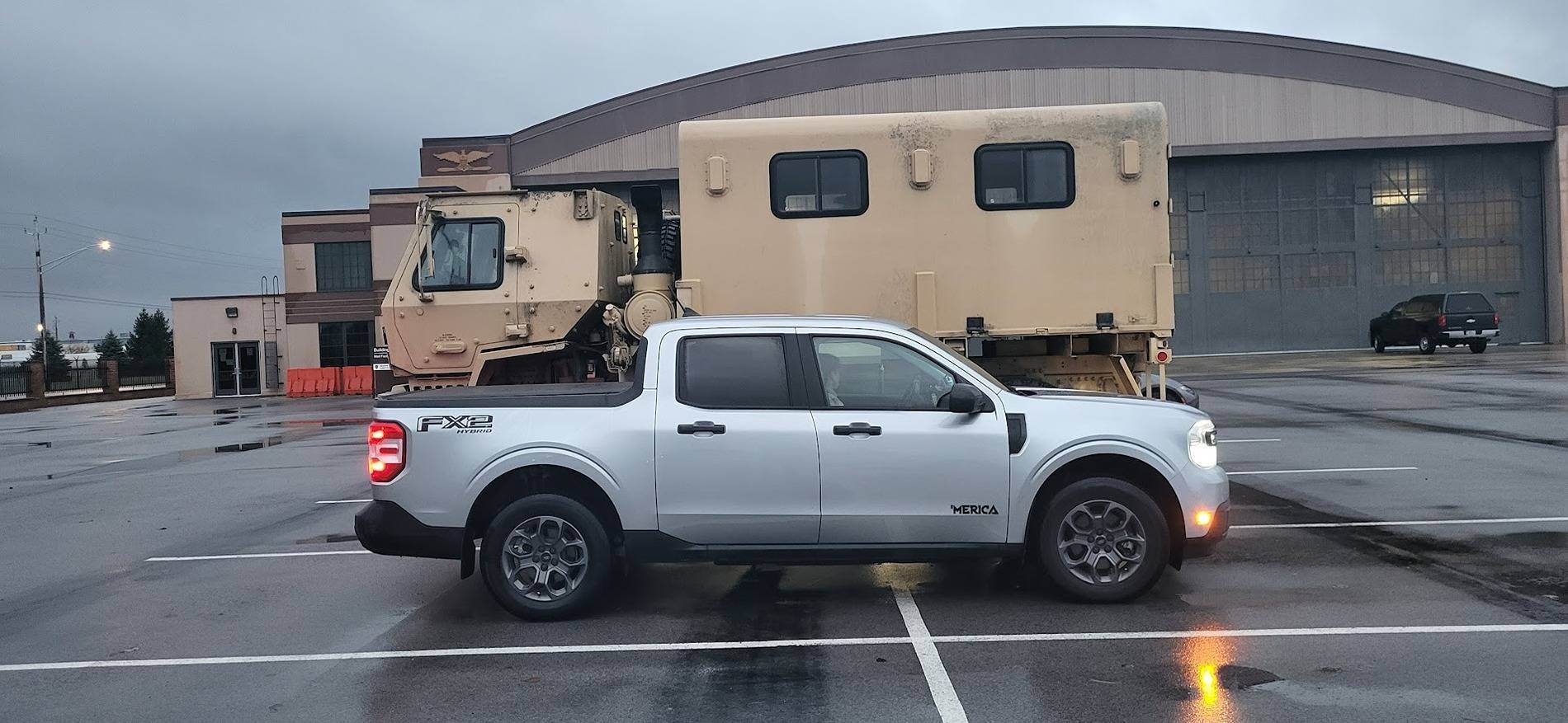 Ford Maverick Post your Maverick next to ridiculously large trucks - photos thread 20241114_072710 (1)