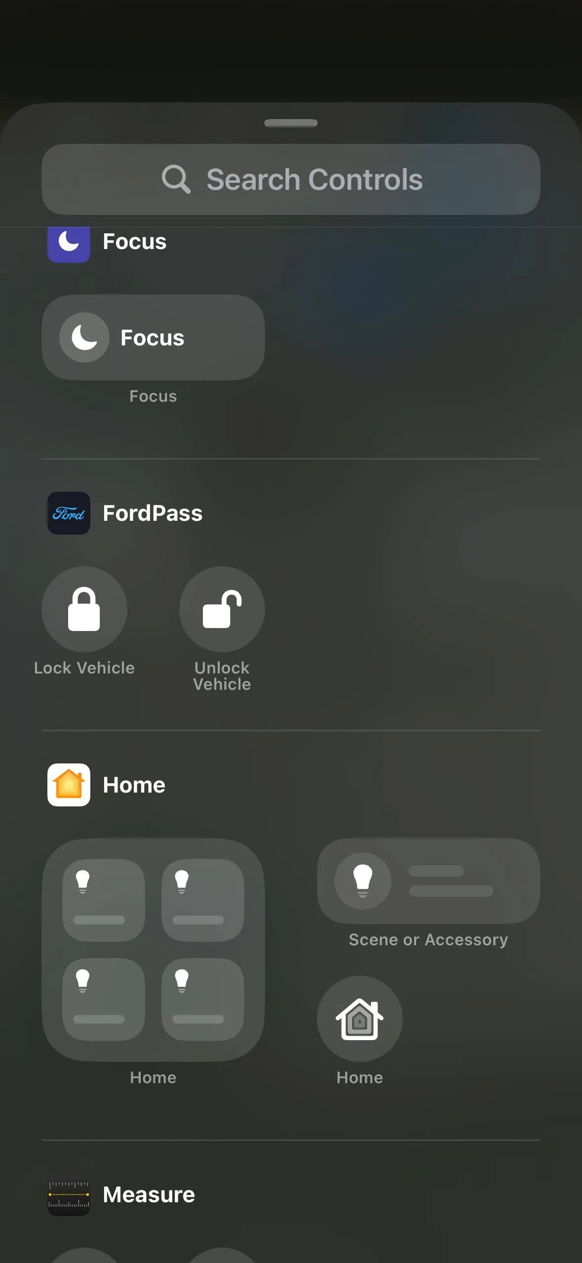 Ford Maverick New FordPass updated control center lock/unlock function on iOS Devices IMG_0316