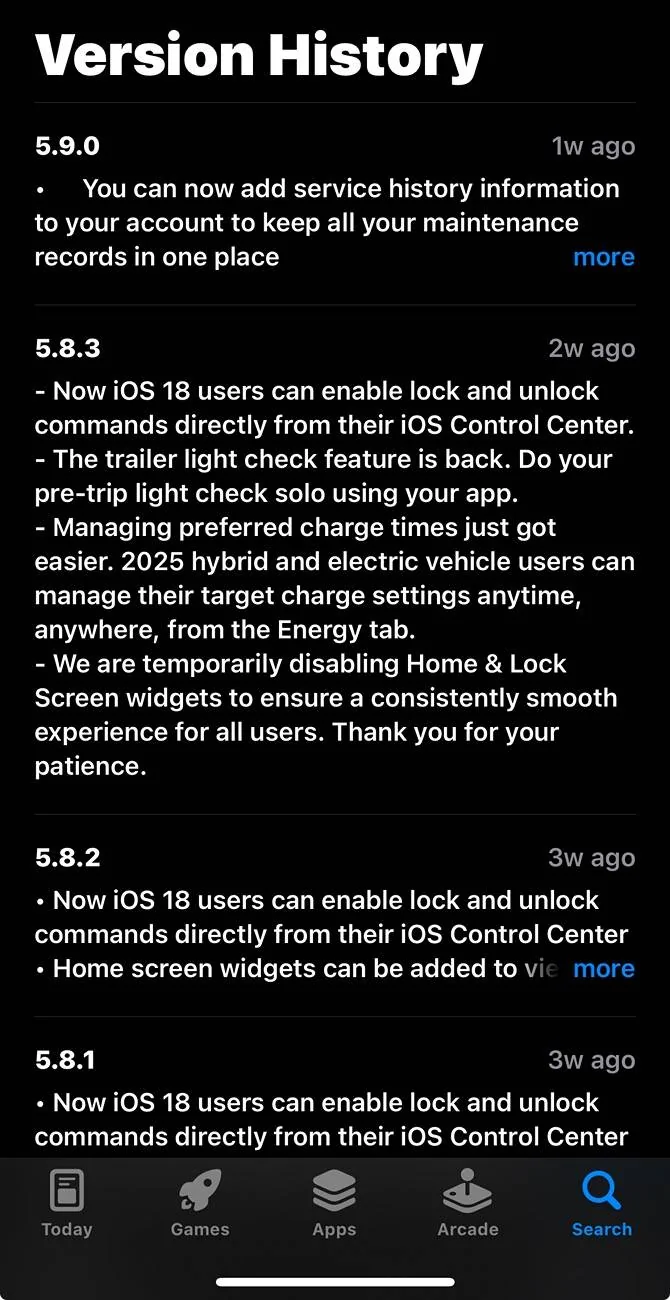 Ford Maverick New FordPass updated control center lock/unlock function on iOS Devices IMG_0317