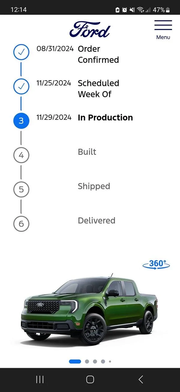 Ford Maverick 2025 Maverick Now Shipping! Received my Shipped update Screenshot_20241215_121448_Brav