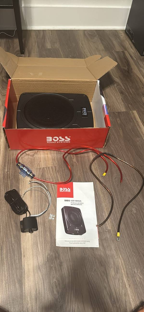 Ford Maverick Boss Audio 1200w 10” Amplified Subwoofer 9508C2B9-F416-43C5-9F5F-06C92F055861
