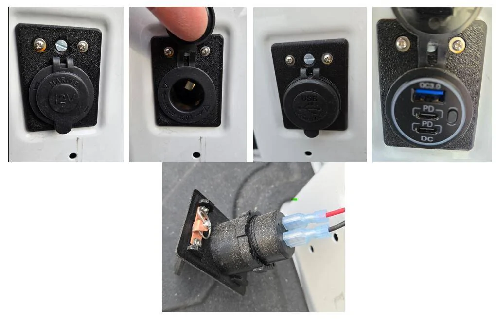 Ford Maverick Added USB power outlets / ports in 2024 Maverick XL bed 1734447538817-xu