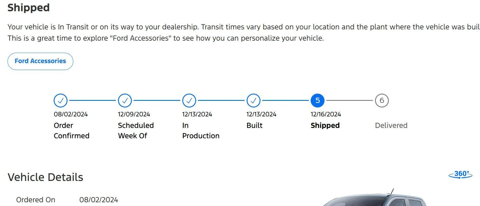 Ford Maverick 2025 Maverick Now Shipping! Received my Shipped update 1734449842039-1v