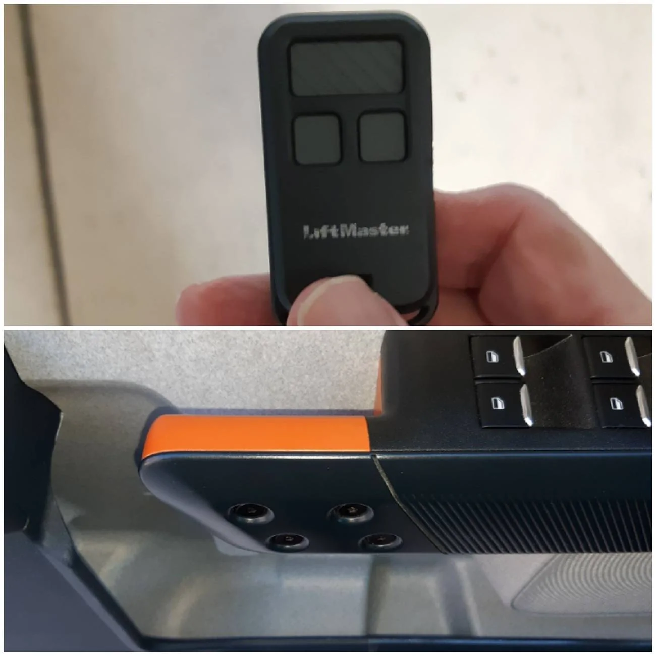 Ford Maverick Where do you put your garage door opener? 20241217_075318