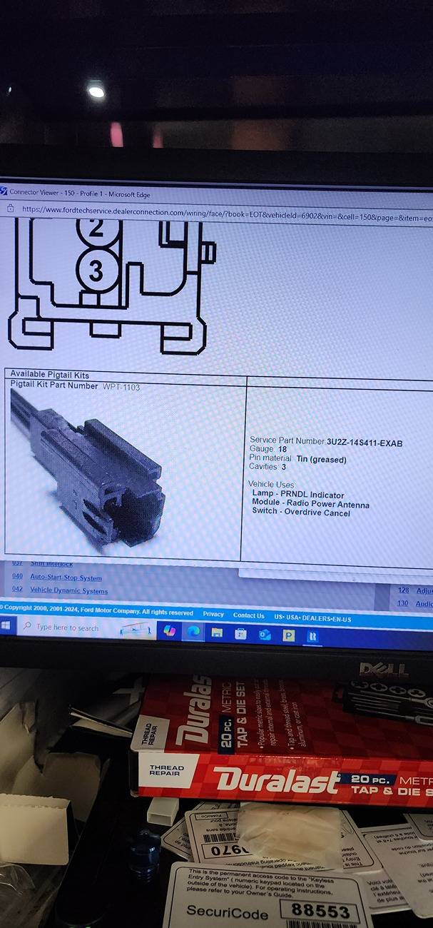 Ford Maverick F-150 Fog Lamp Switch and Wire Harness Installed in Maverick - DIY 17344515081041788475304141199100