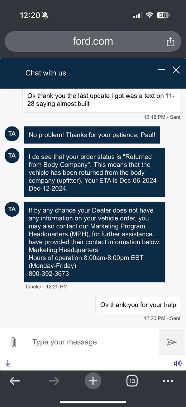 Ford Maverick 2025 Maverick Now Shipping! Received my Shipped update IMG_0158