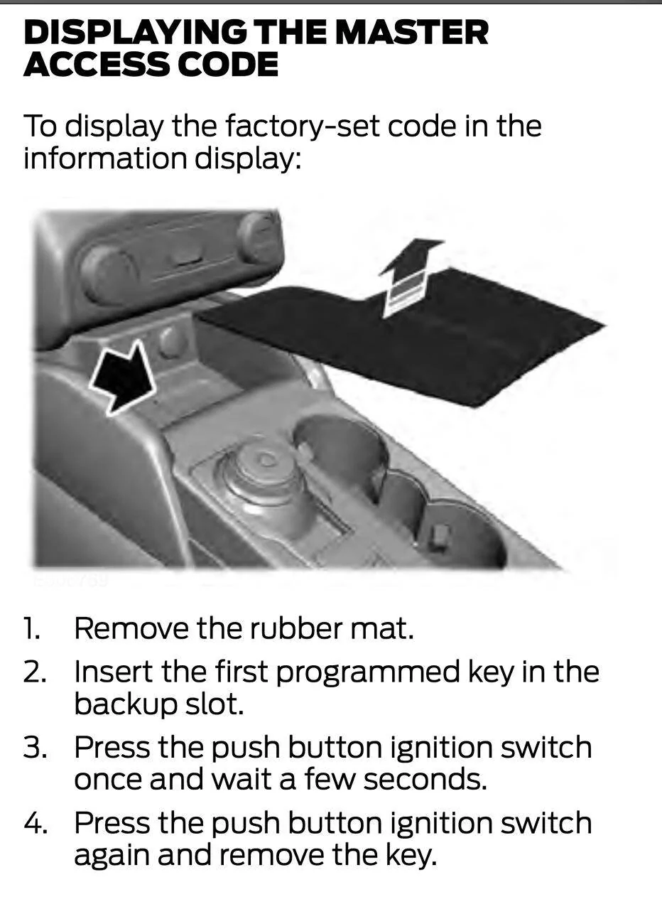 Ford Maverick Where is mechanical key slot, I give up! 1734649903903-cd