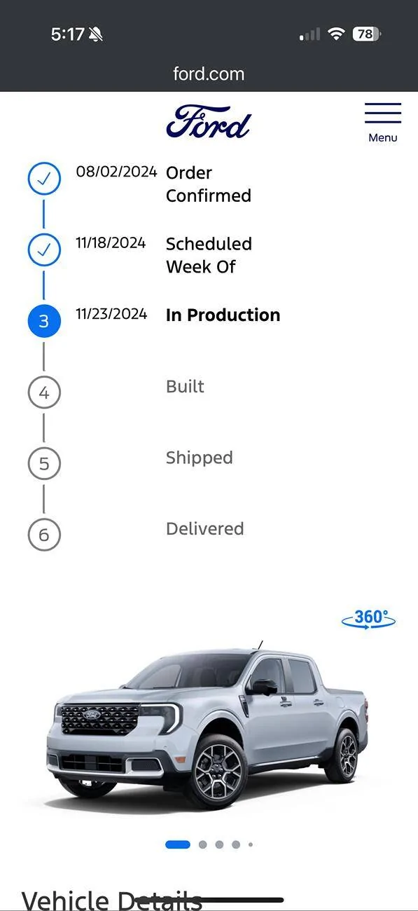 Ford Maverick 2025 Maverick Now Shipping! Received my Shipped update IMG_0201
