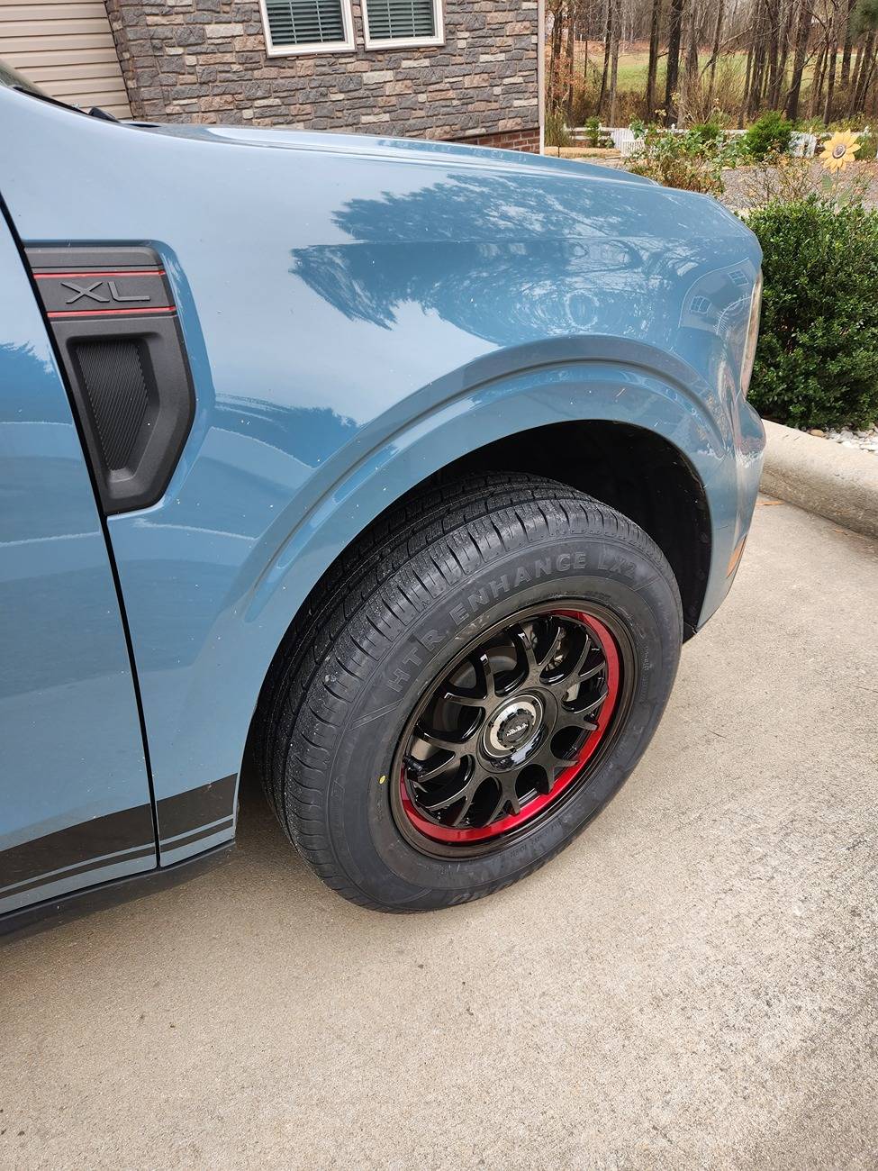 Ford Maverick New wheels. Now need vinyl design ideas 20241220_094436