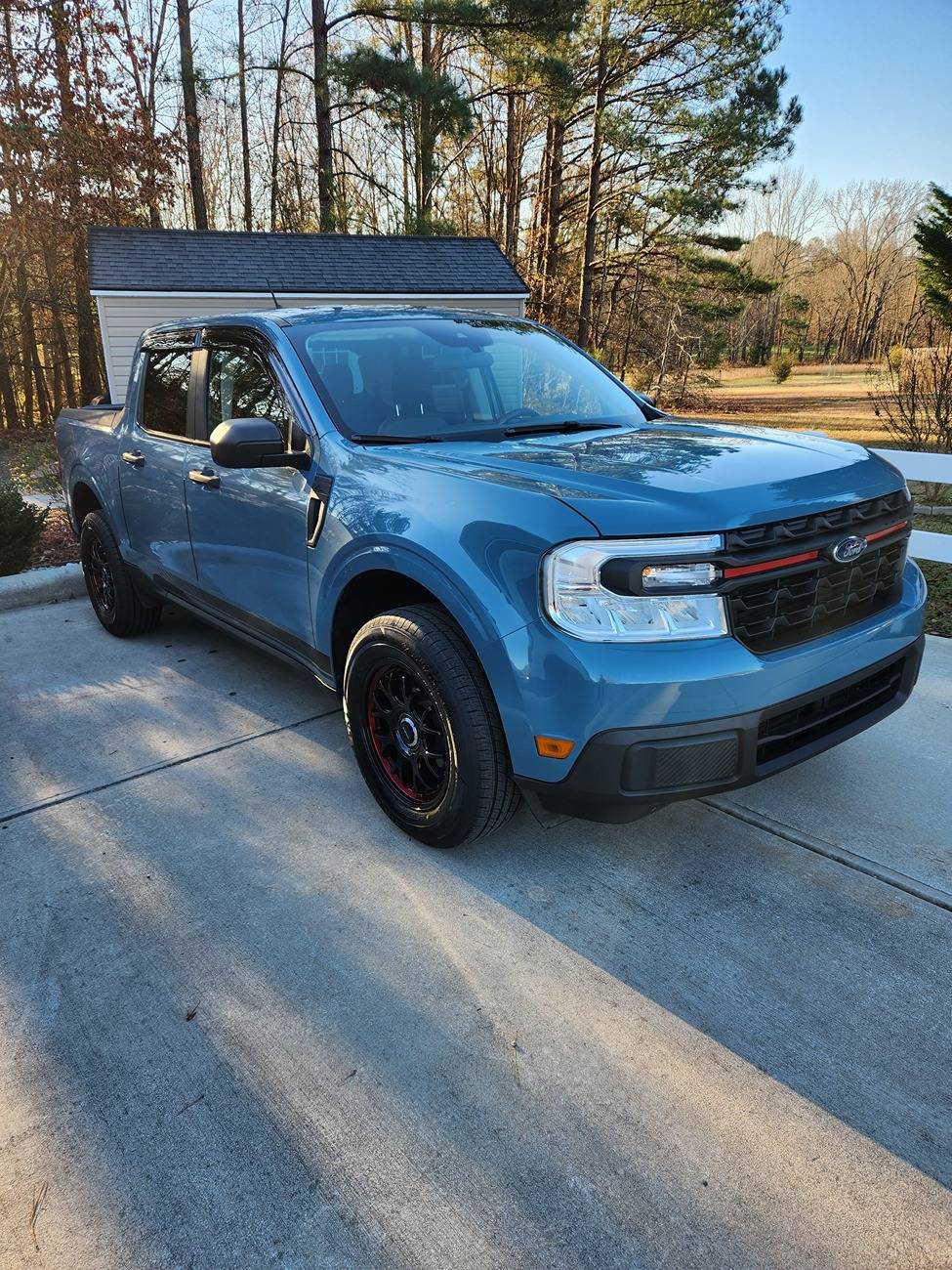 Ford Maverick New wheels. Now need vinyl design ideas 20241221_083834