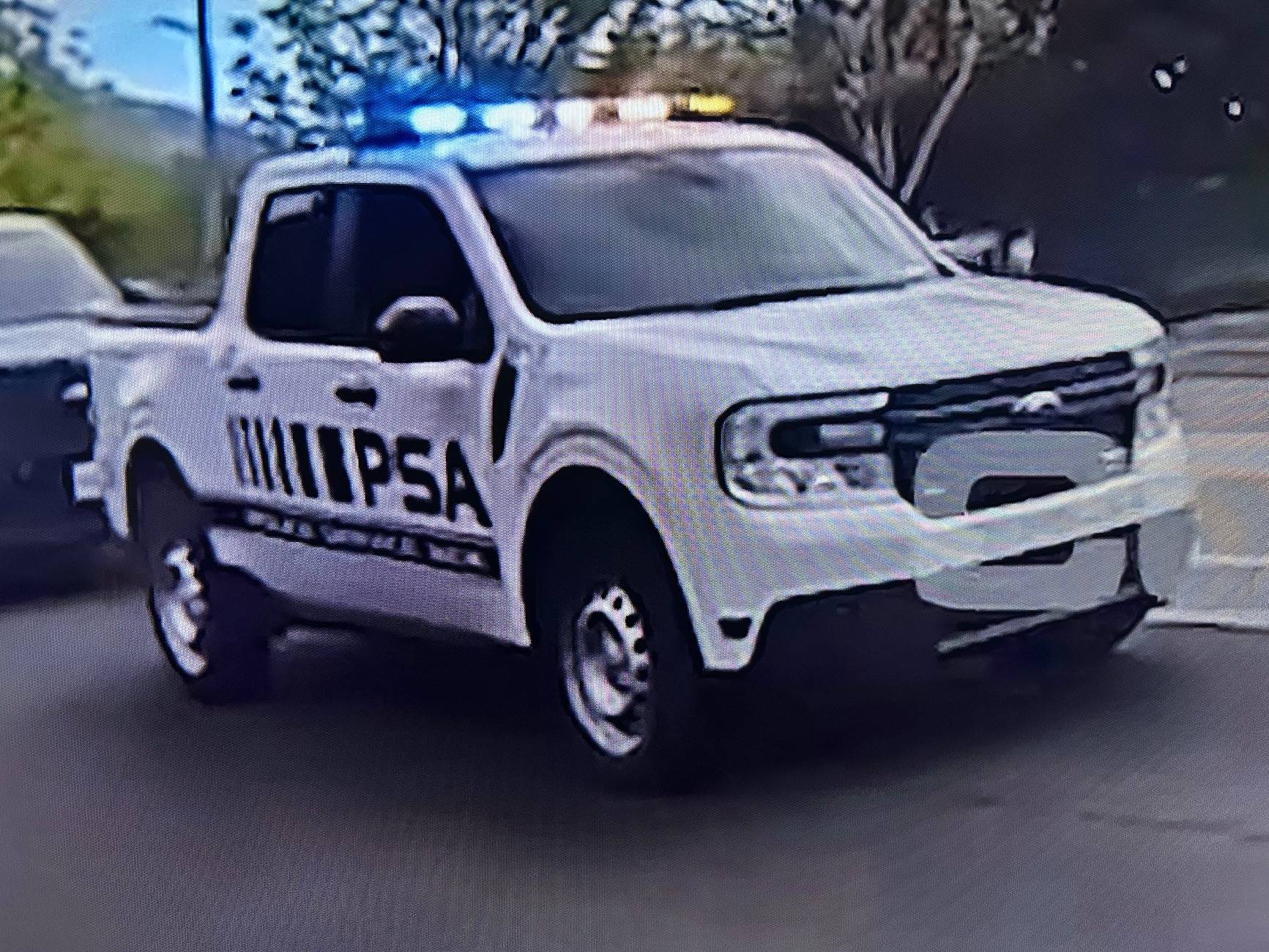 Ford Maverick Police Maverick (briefly shown) YouTube IMG_6209