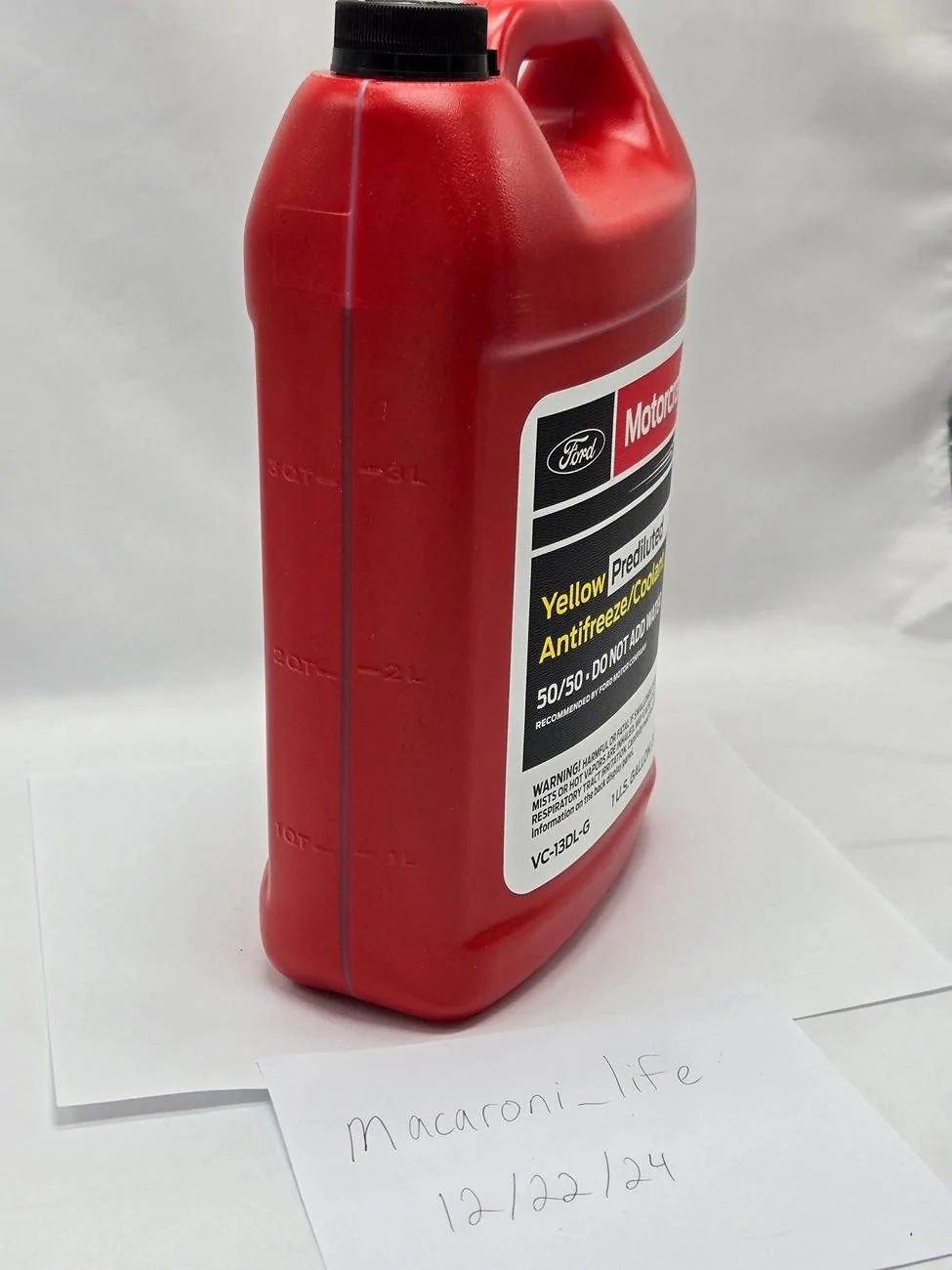 Ford Maverick FS: Motorcraft pre-diluted coolant (1 gal) | VC-13DL-G 2024-12-22 12.05.26