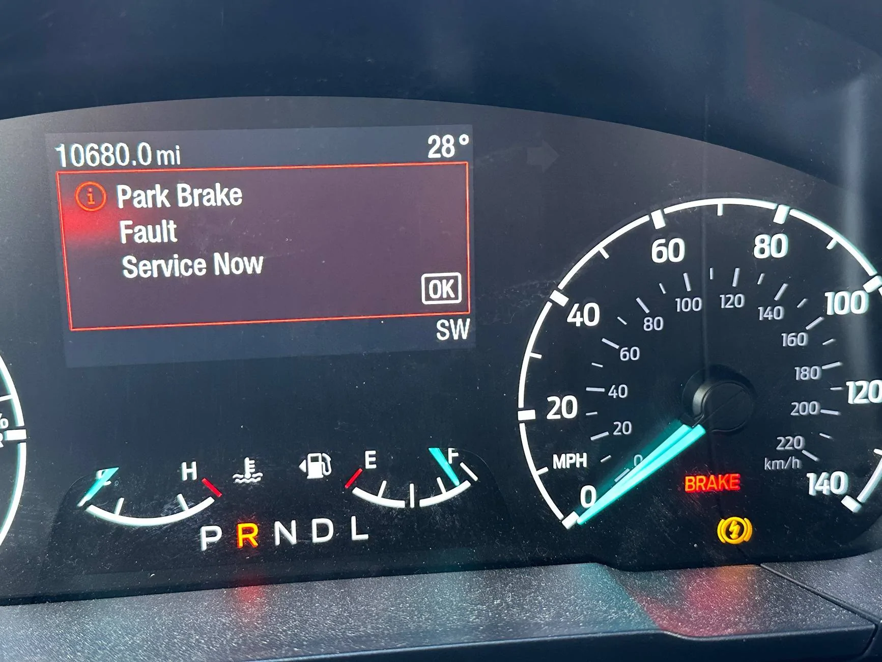 Ford Maverick Emergency brake and ABS warning problem IMG_5100 2