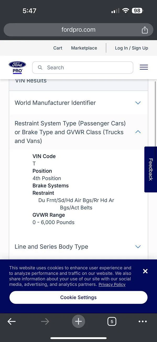 Ford Maverick GVWR range “0 - 6,000 pounds”? IMG_3764