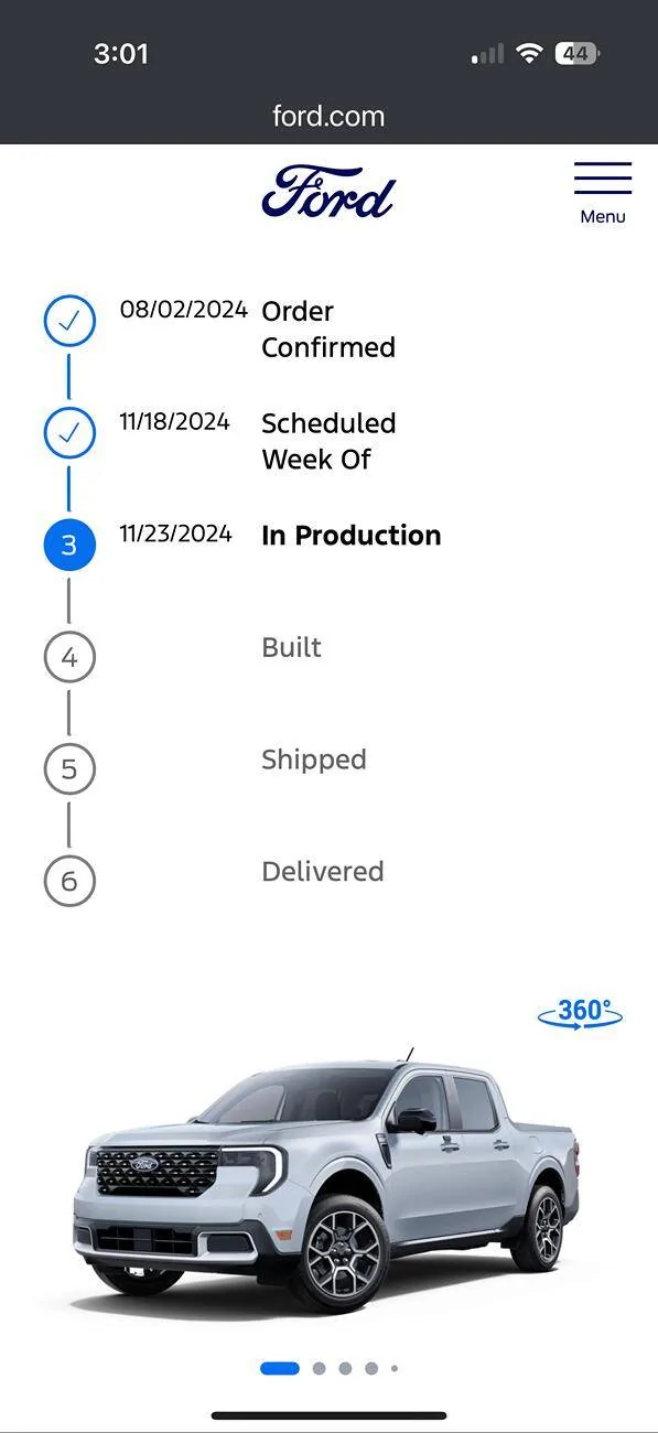 Ford Maverick 2025 Maverick Now Shipping! Received my Shipped update IMG_0220