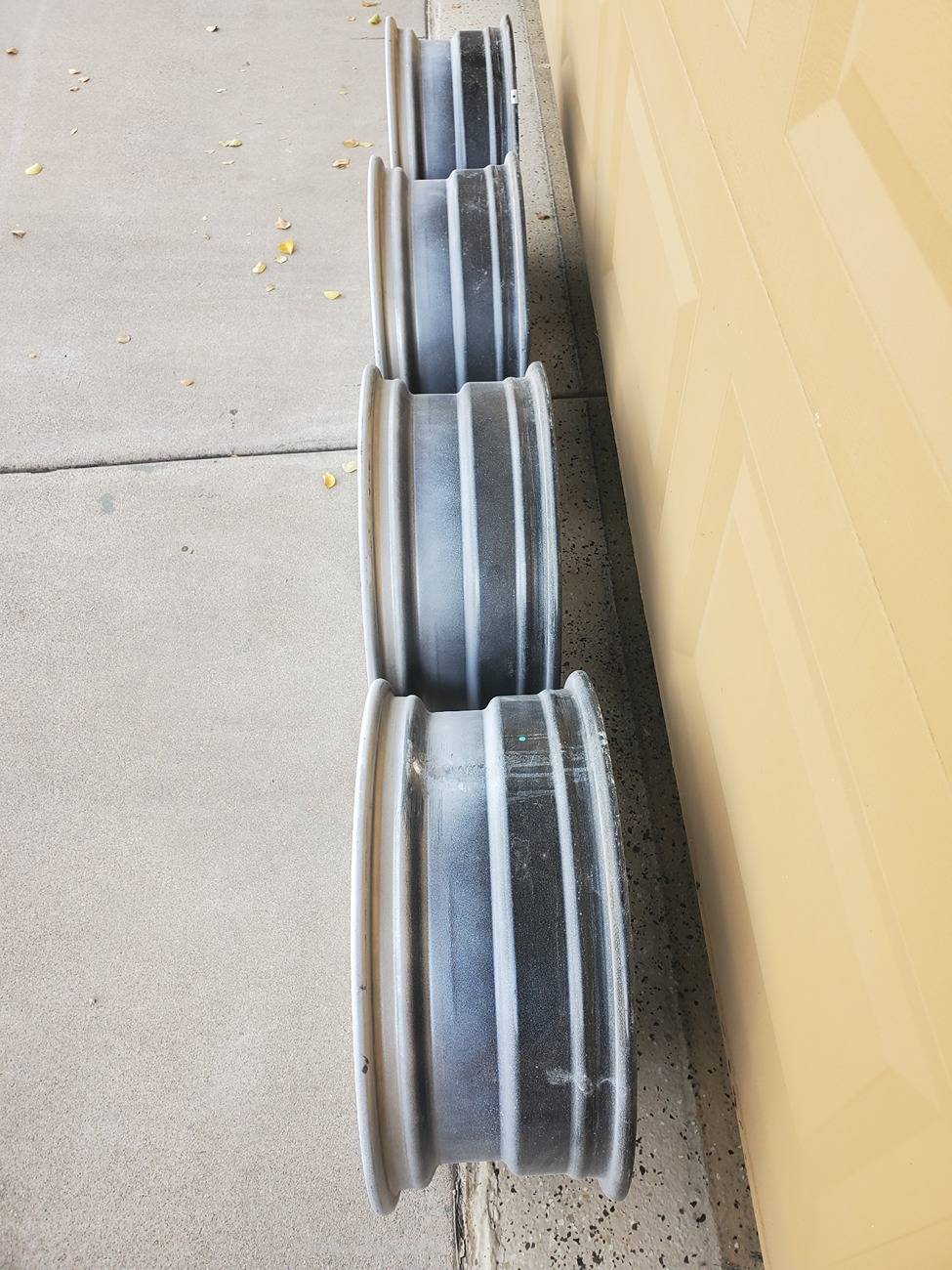 Ford Maverick White Painted Steelies $200 03