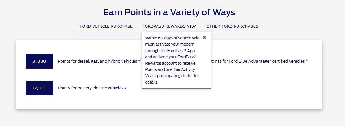 Ford Maverick Fordpass: 2 questions. ford pass points